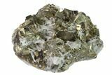 Cubic Pyrite & Quartz Crystal Association - Peru #136195-2